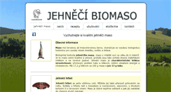 Desktop Screenshot of jehneci-bio.cz