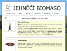 Tablet Screenshot of jehneci-bio.cz